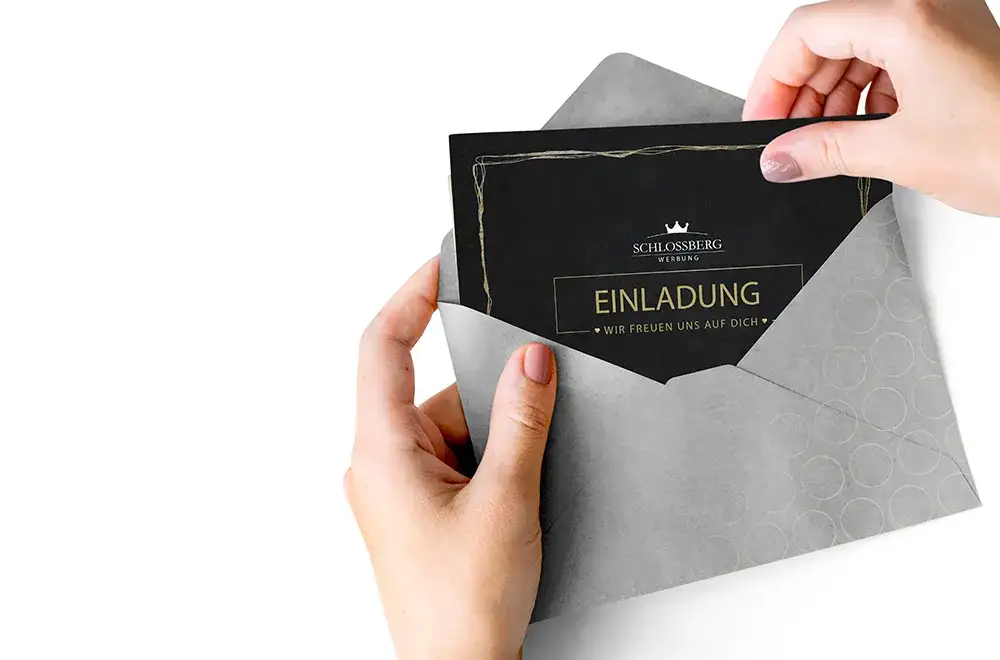 Einladungskarte - Werbeagentur Freudenberg, Siegen, Kreuztal, Netphen, Olpe